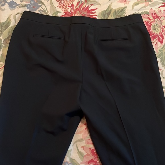 BROOKS BROTHERS Size 16 Black Wool Stretch Trouser No Pleat Wool Career Casual - Picture 13 of 13